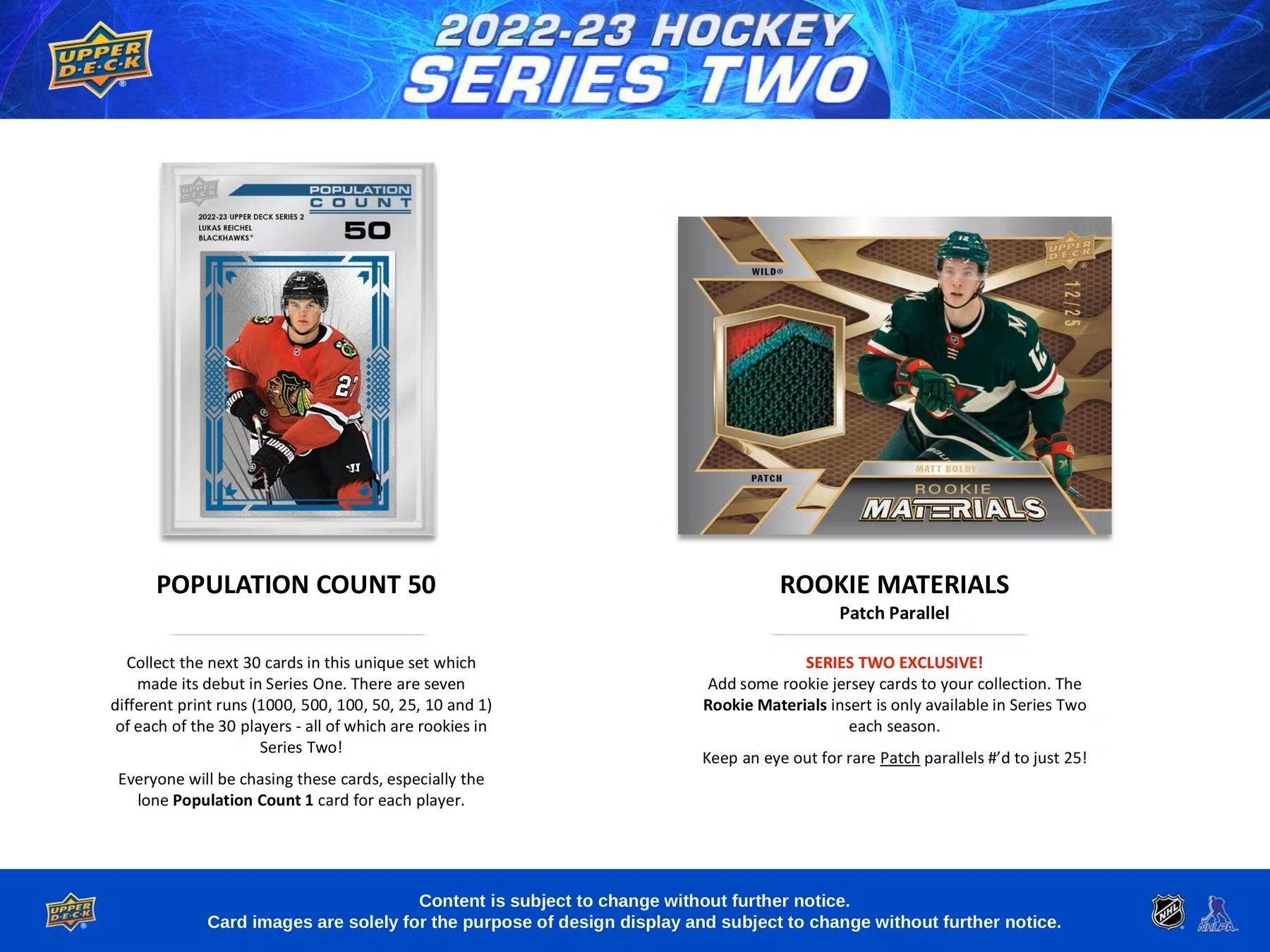 Hockey - 2022/23 - Upper Deck Series 2 - Hobby Box (24 Packs) Upper Deck 053334131056