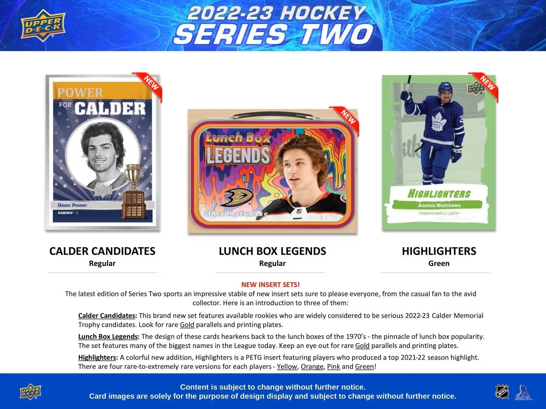 Hockey - 2022/23 - Upper Deck Series 2 - Hobby Box (24 Packs) Upper Deck 053334131056