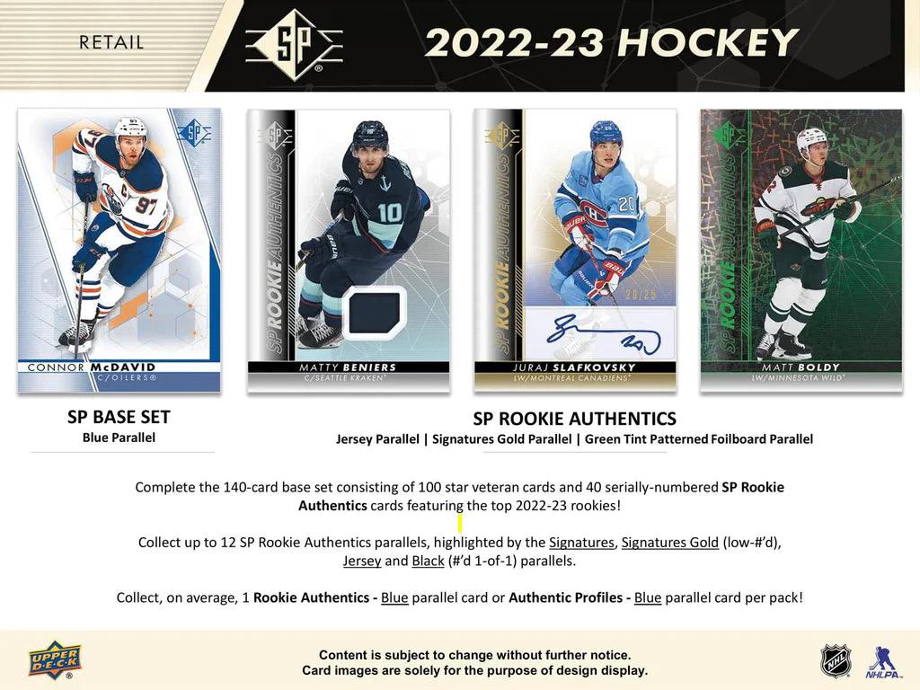 Hockey - 2022/23 - Upper Deck SP - Retail Pack (5 Cards) - Hobby Champion Inc