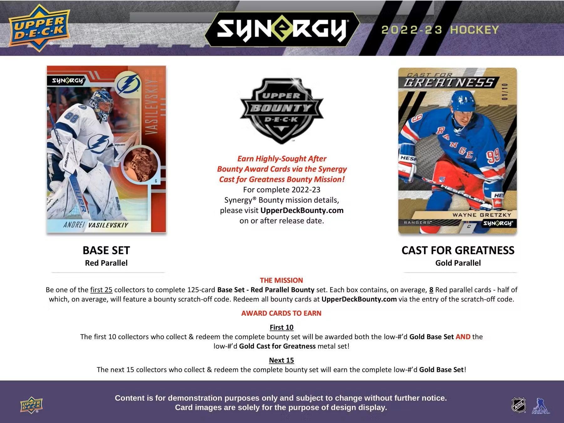 Hockey - 2022/23 - Upper Deck Synergy - Hobby Box (8 Packs) Upper Deck 053334105248