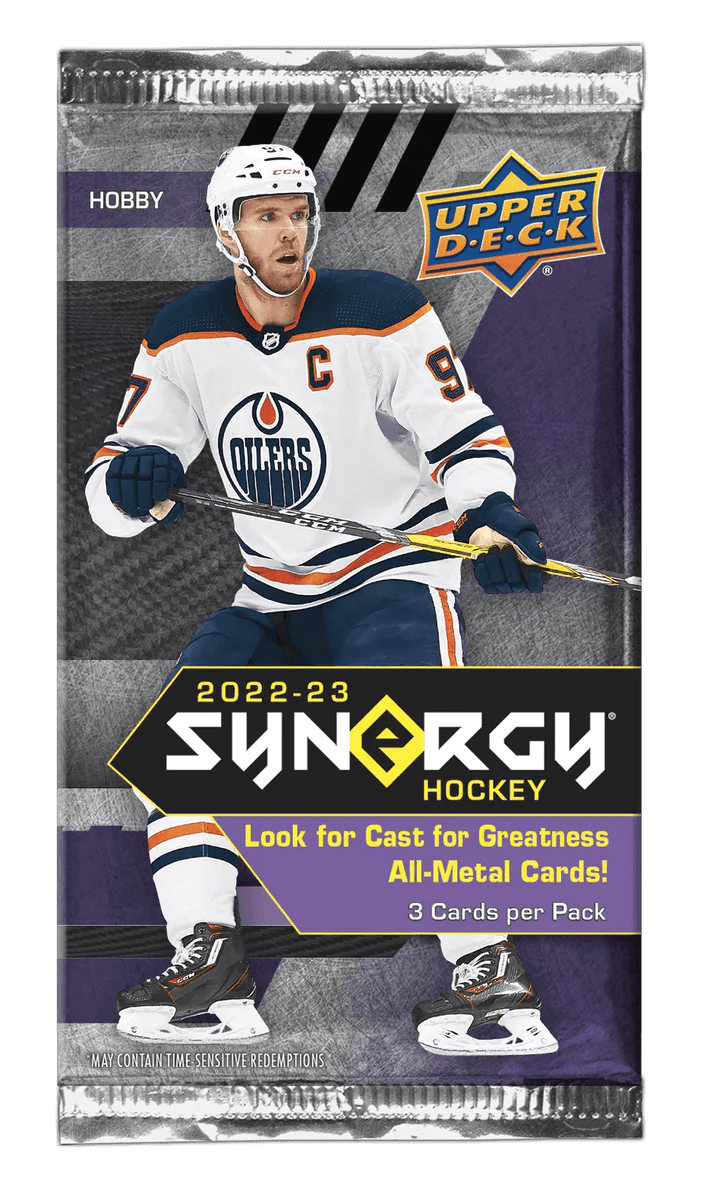Hockey - 2022/23 - Upper Deck Synergy - Hobby Pack (3 Cards) - Hobby Champion Inc