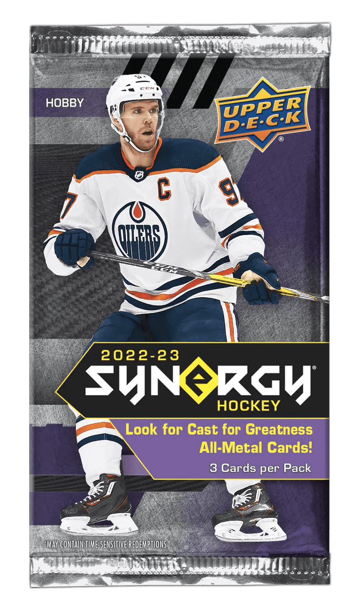 Hockey - 2022/23 - Upper Deck Synergy - Hobby Pack (3 Cards) Upper Deck 053334105255