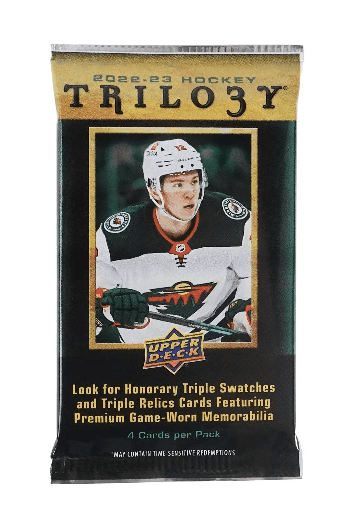 Hockey - 2022/23 - Upper Deck Trilogy - Hobby Pack (4 Cards) Upper Deck 053334105354