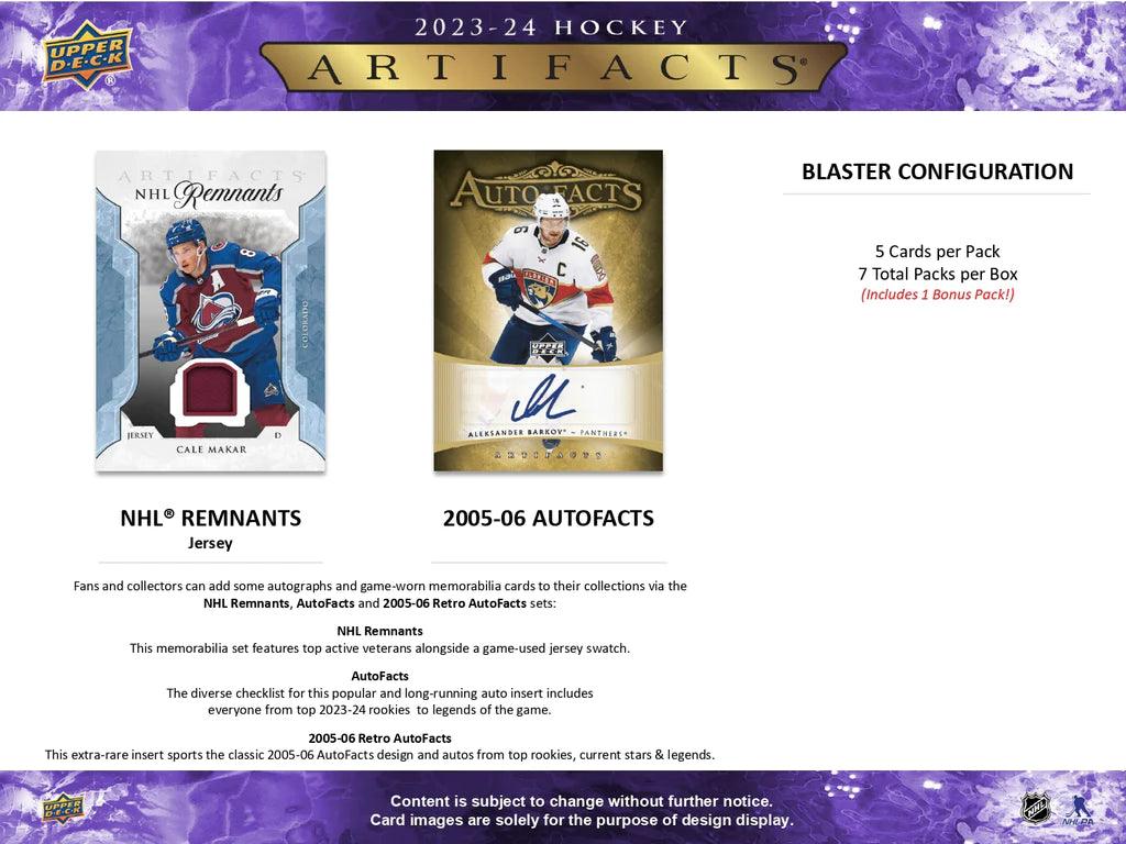 Hockey - 2023/24 - Upper Deck Artifacts - Blaster Box (7 Packs) Upper Deck 053334148474