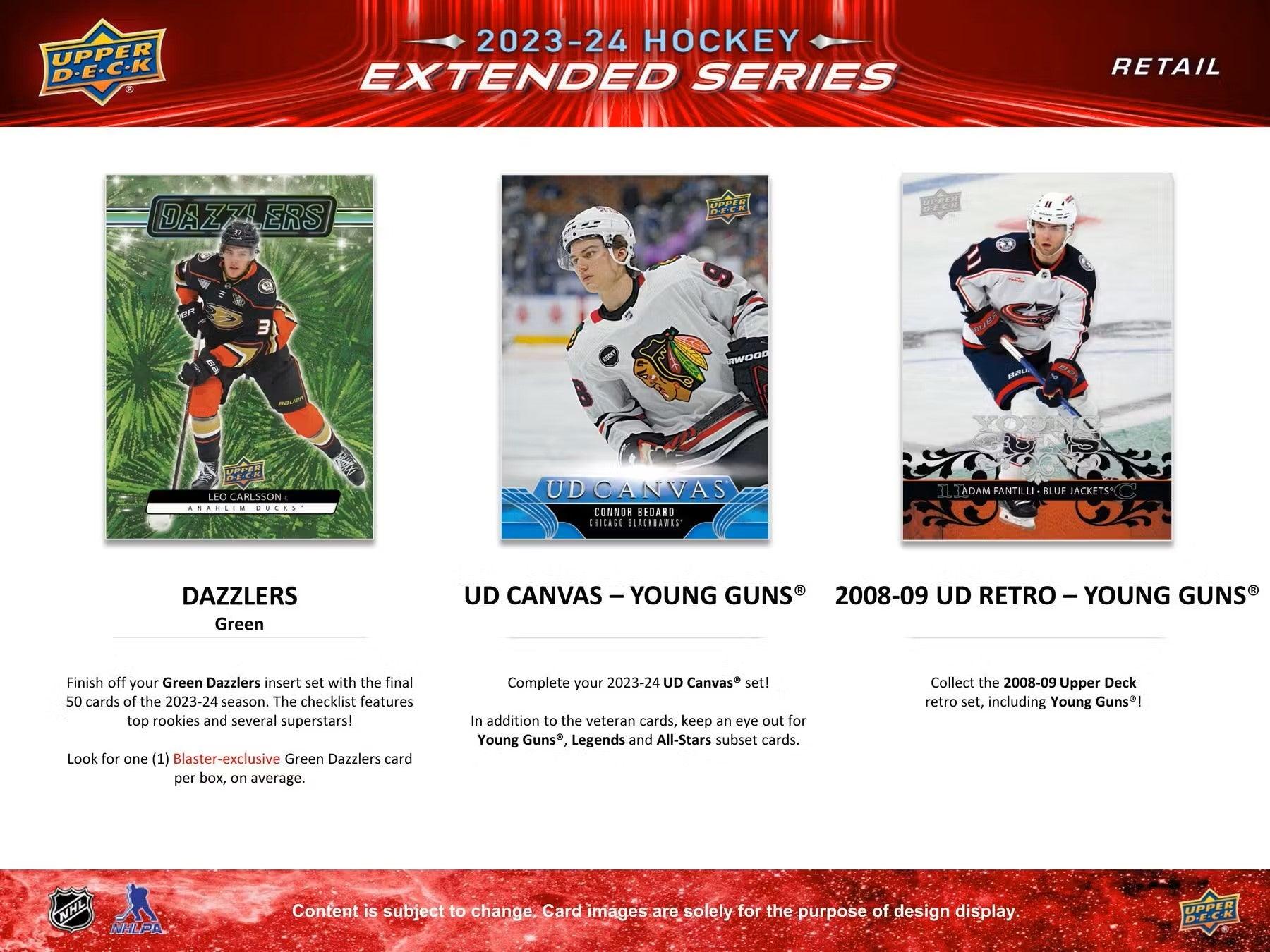 Hockey - 2023/24 - Upper Deck Extended Series - Blaster Box (4 Packs) Upper Deck 0053334549172