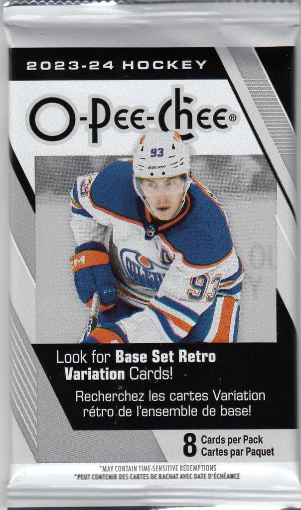 Hockey - 2023/24 - Upper Deck O - Pee - Chee - Retail Pack (8 Cards) Upper Deck 053334345880