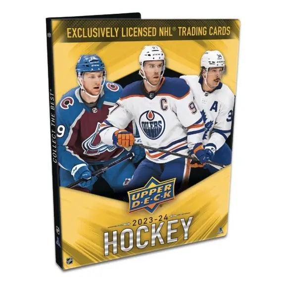 Hockey - 2023/24 - Upper Deck Series 1 - Starter Kit (Binder + 1 Retail Pack + Promo Card + Poster) Upper Deck 053334147385