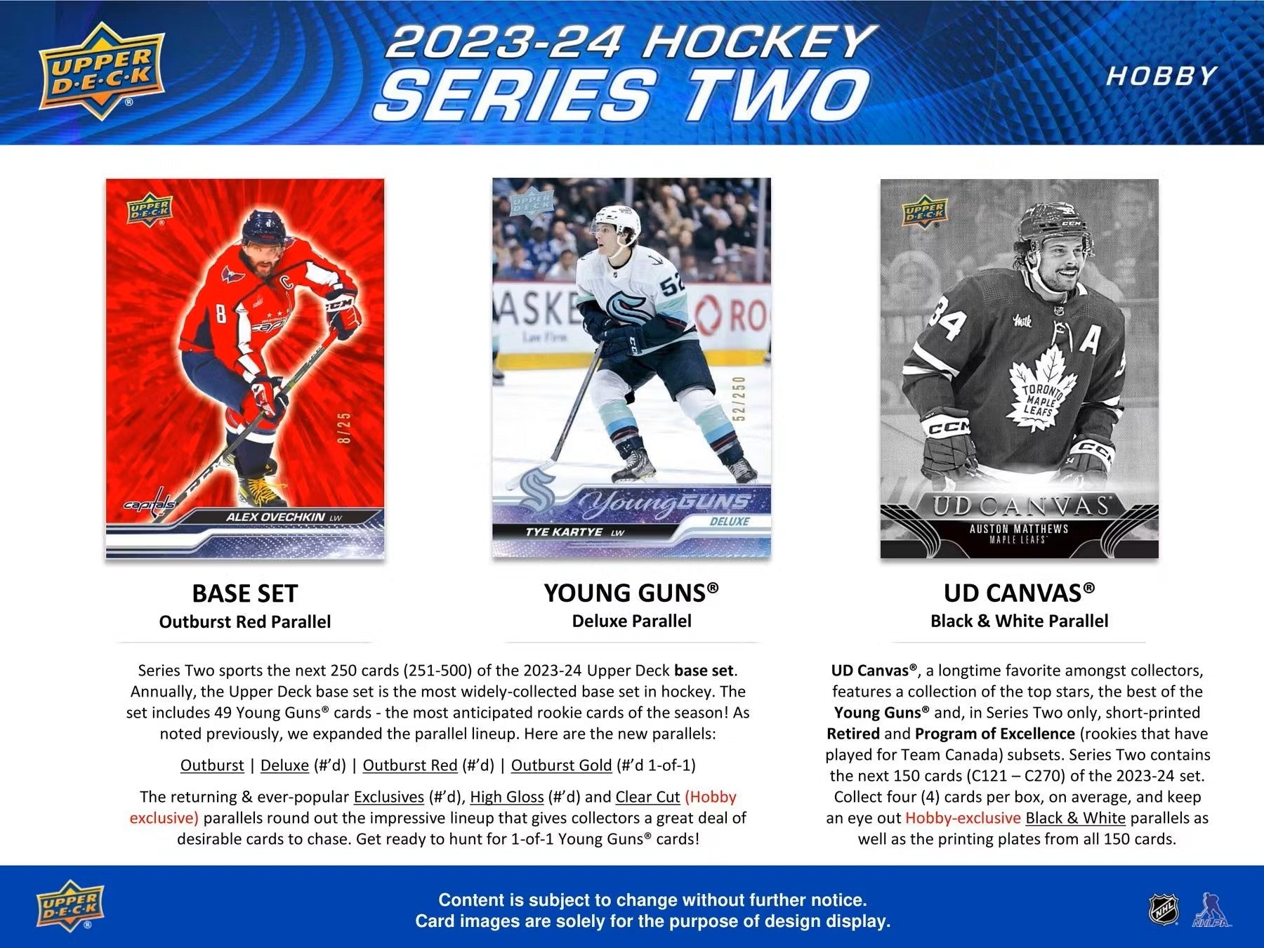 Hockey - 2023/24 - Upper Deck Series 2 - Hobby Box (12 Packs) Upper Deck 053334462532