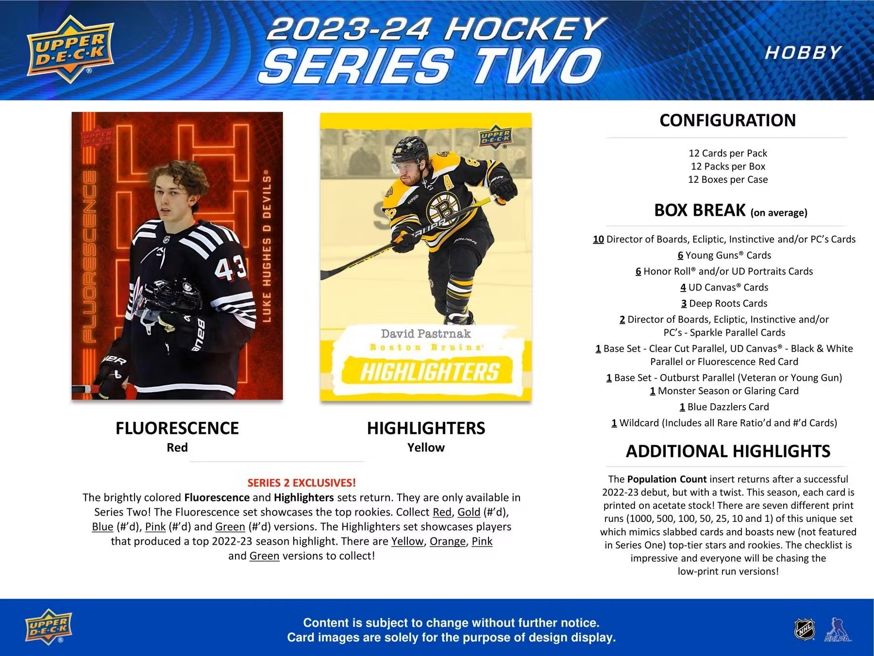 Hockey - 2023/24 - Upper Deck Series 2 - Hobby Box (12 Packs) Upper Deck 053334462532