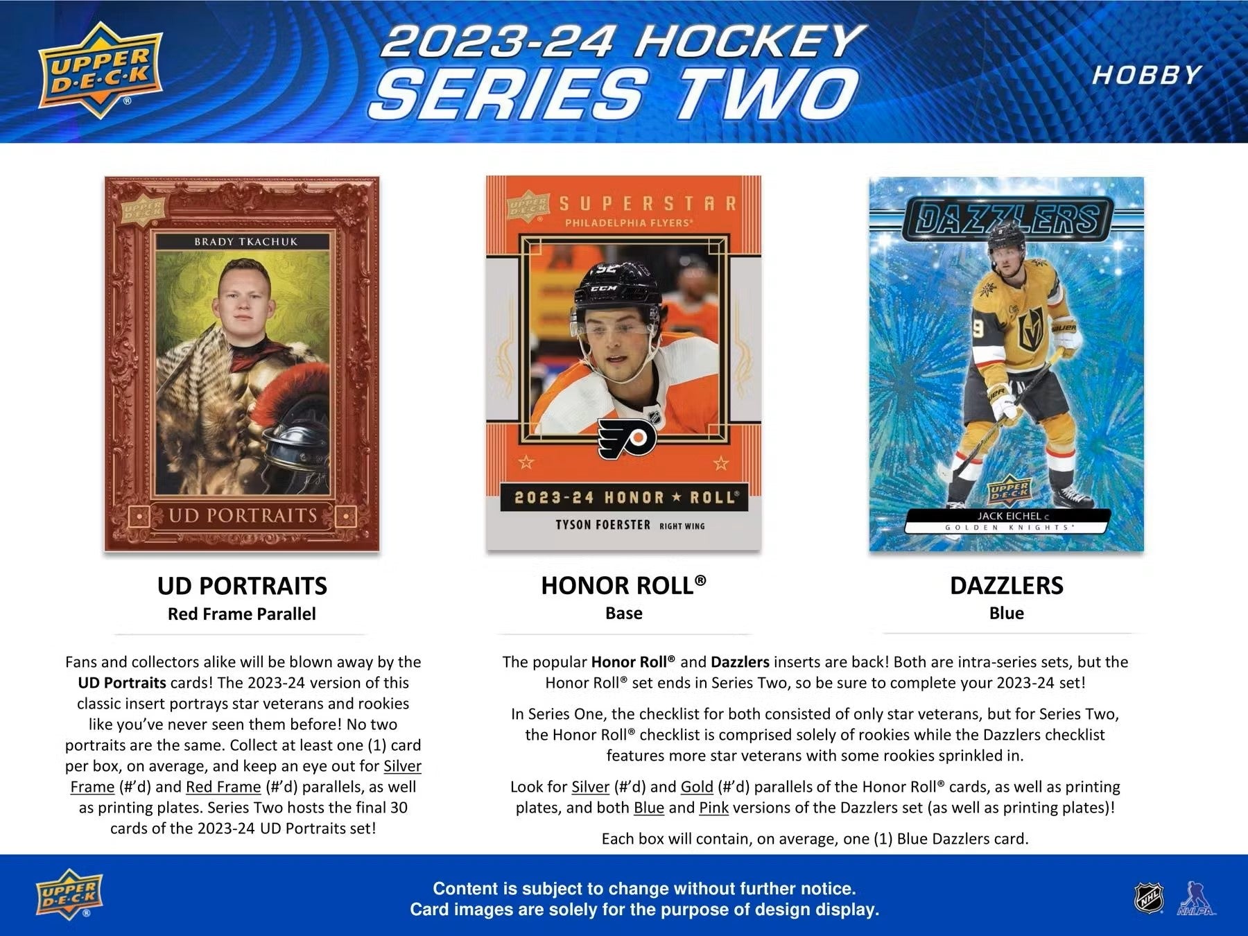 Hockey - 2023/24 - Upper Deck Series 2 - Hobby Box (12 Packs) Upper Deck 053334462532