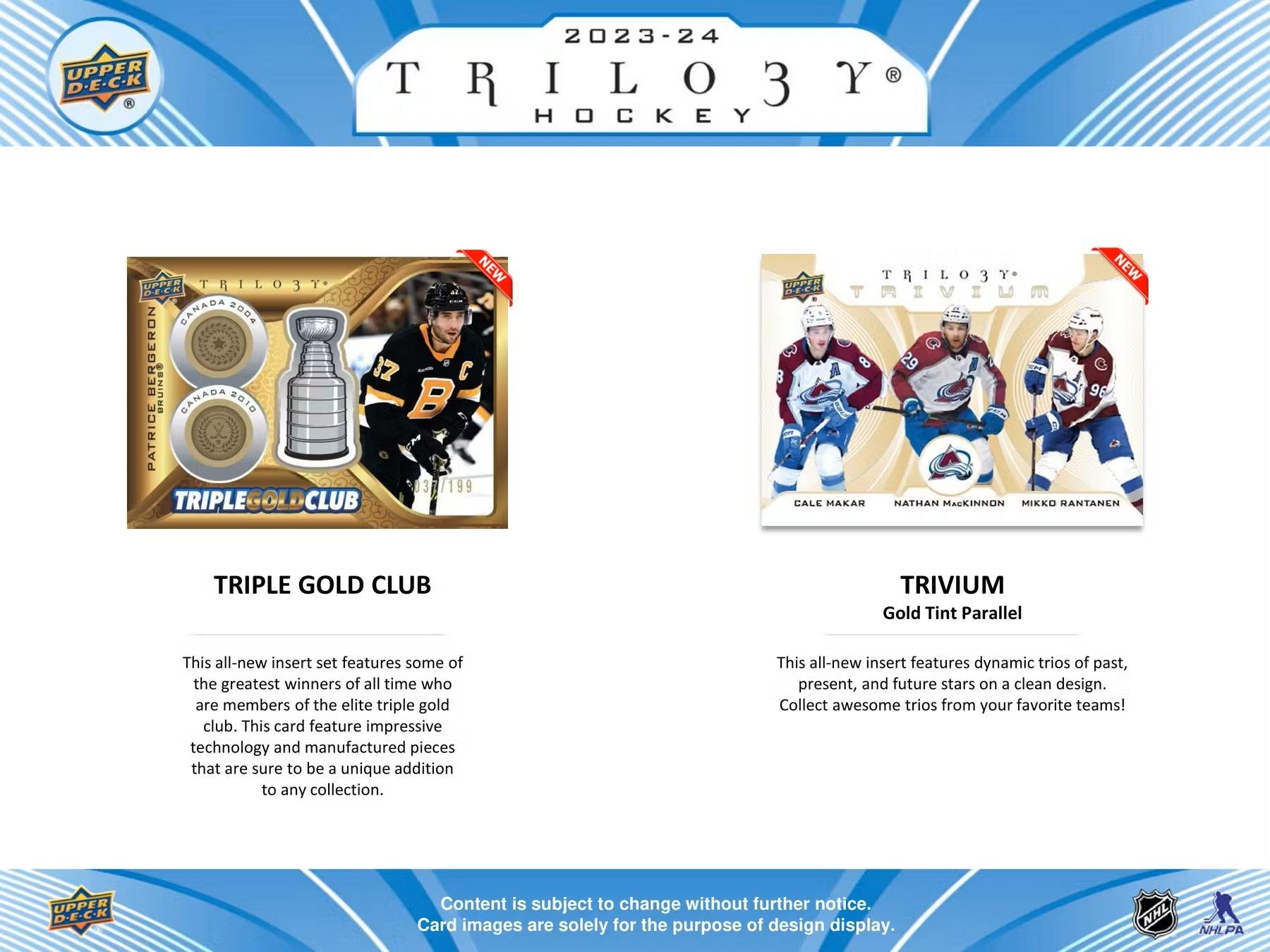 Hockey - 2023/24 - Upper Deck Trilogy - Hobby Box (6 Packs) Upper Deck 053334335898