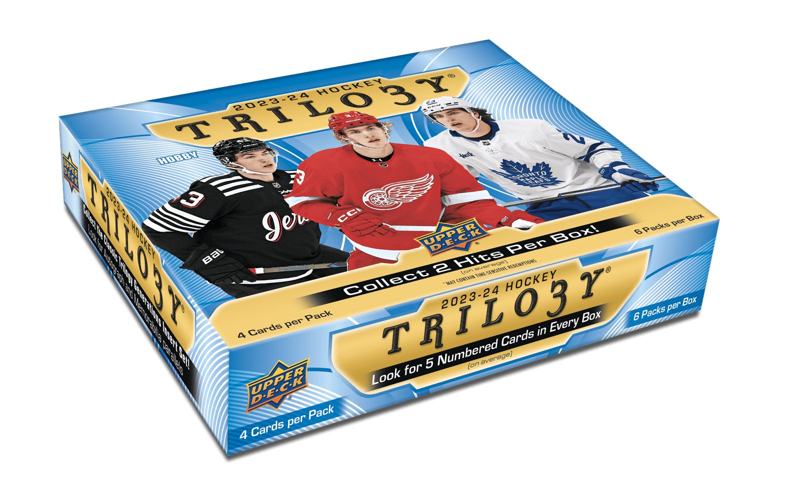 Hockey - 2023/24 - Upper Deck Trilogy - Hobby Box (6 Packs) Upper Deck 053334335898