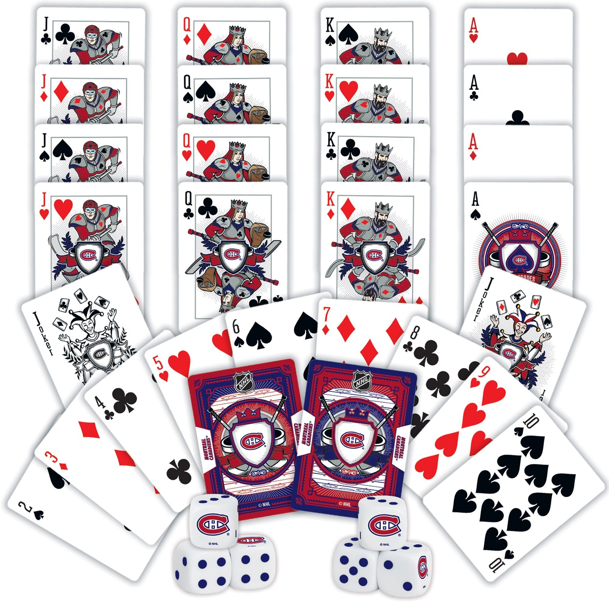 Hockey - Playing Cards & Dice Set - NHL Montreal Canadiens MasterPieces Inc. 705988016240