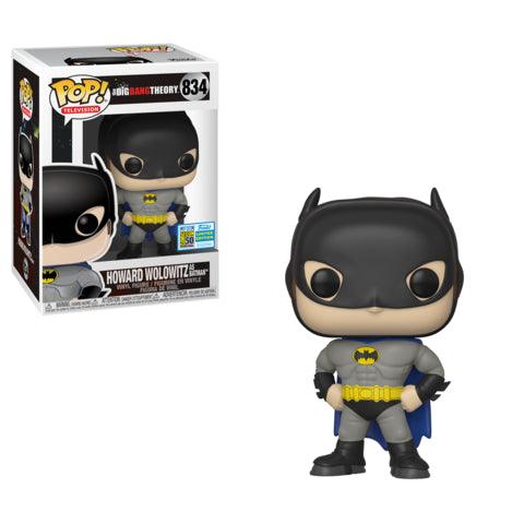 Pop! Television - The Big Bang Theory - Howard Wolowitz As Batman - #834 - LIMITED Edition EXCLUSIVE 2019 San Diego ComicCon