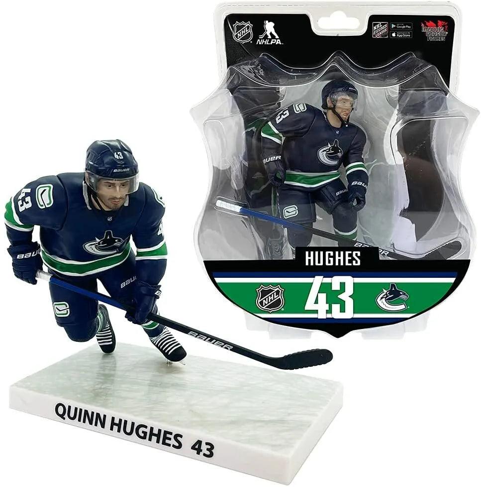 Figure Import Dragon - Hockey - Vancouver Canucks - Quinn Hughes (home jersey) #43 - Hobby Champion Inc