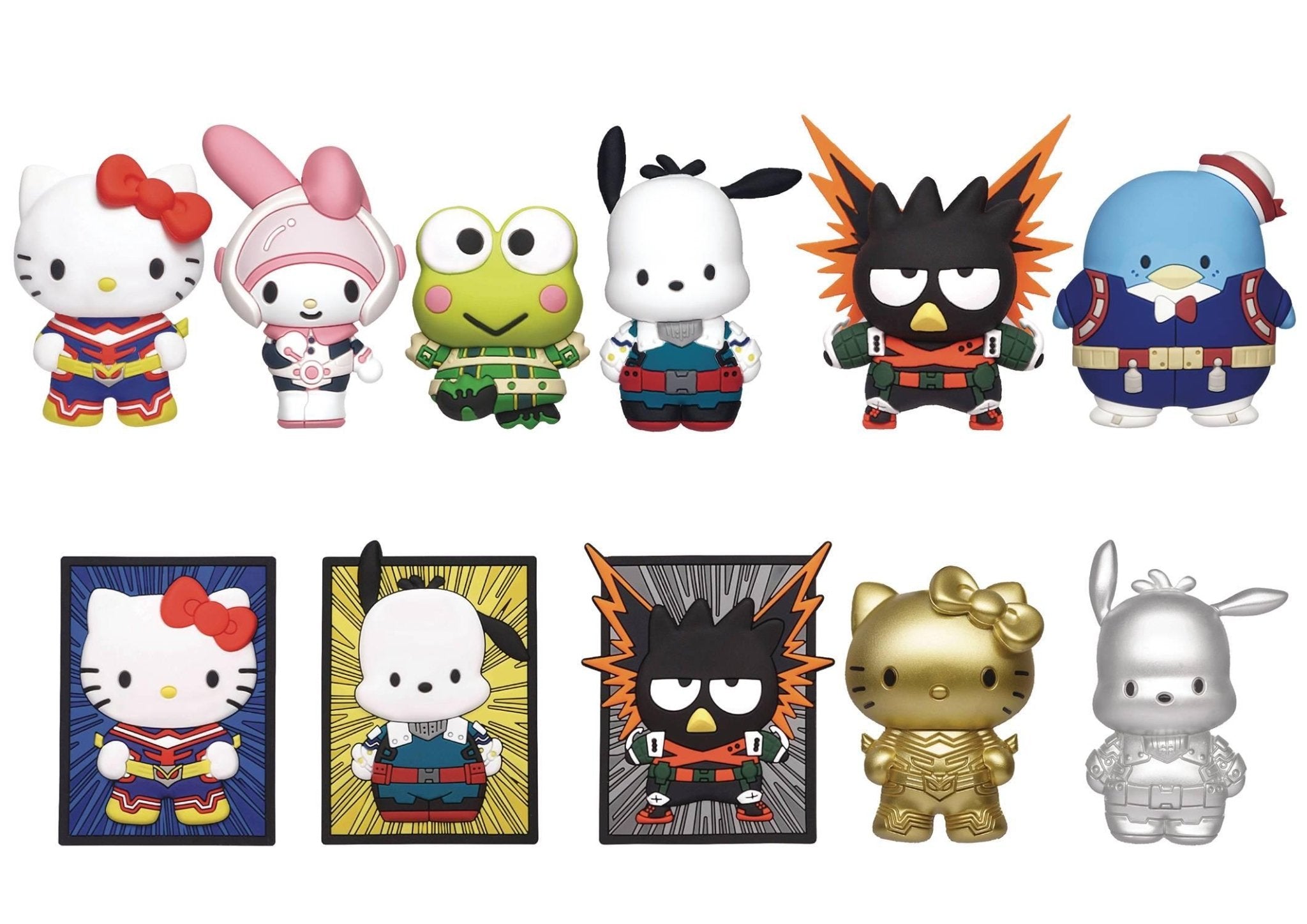 Keychain / Bag Clip - My Hero Academia Hello Kitty and Friends - Series 1 Monogram International Inc. 077764862052