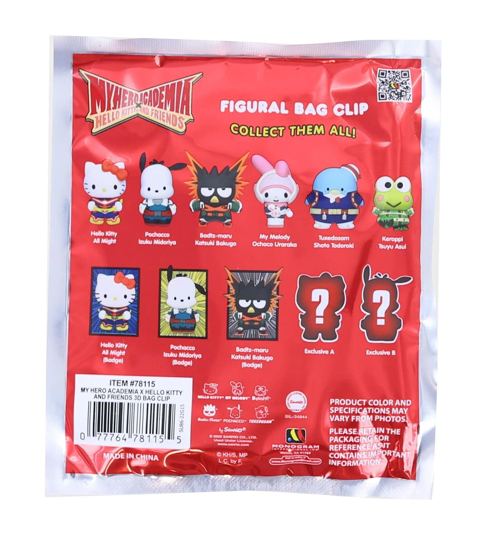 Keychain / Bag Clip - My Hero Academia Hello Kitty and Friends - Series 1 Monogram International Inc. 077764862052