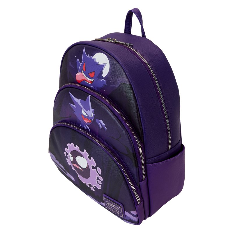 Loungefly - Backpack - Pokémon Gengar Evolution Triple Pocket Funko 671803507876