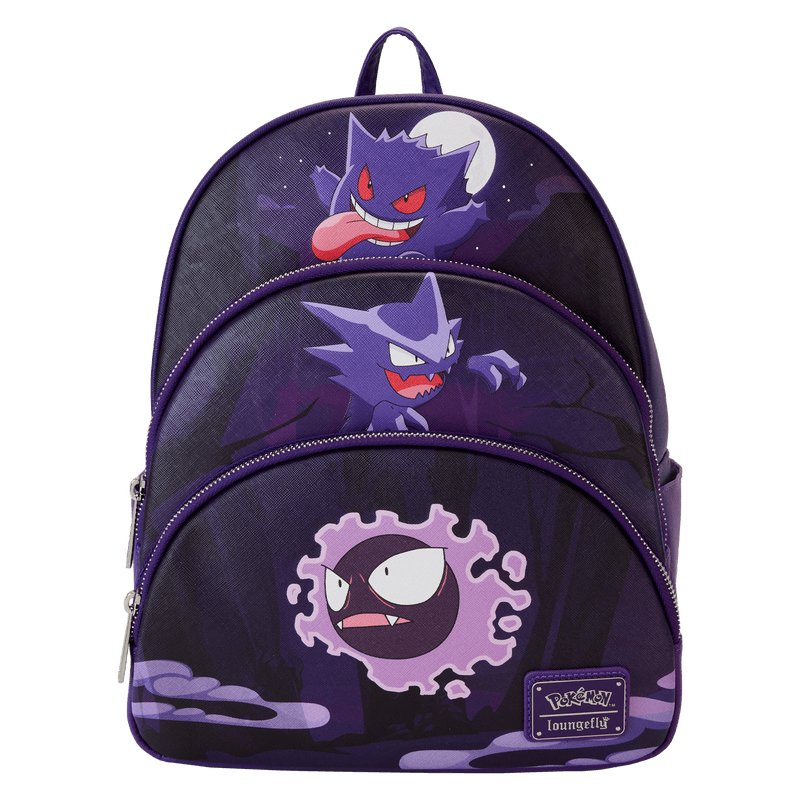 Loungefly - Backpack - Pokémon Gengar Evolution Triple Pocket Funko 671803507876