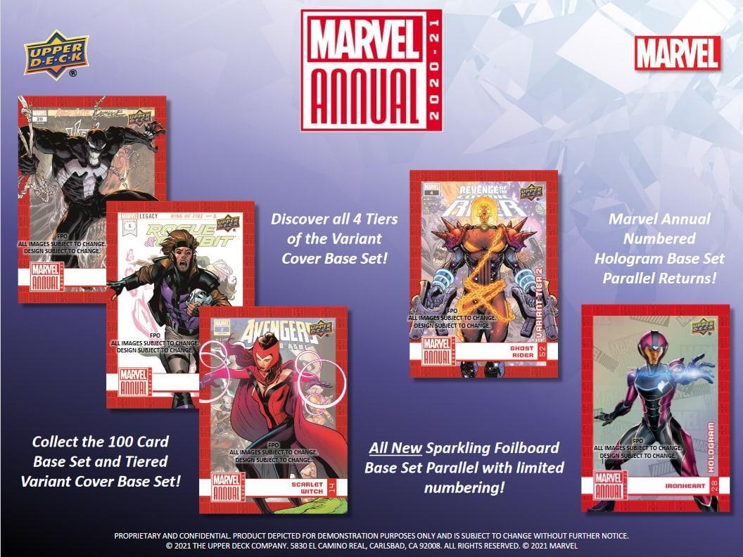 Marvel - 2020/21 Upper Deck - Marvel Annual - Hobby Box (16 Packs) Upper Deck 053334955065