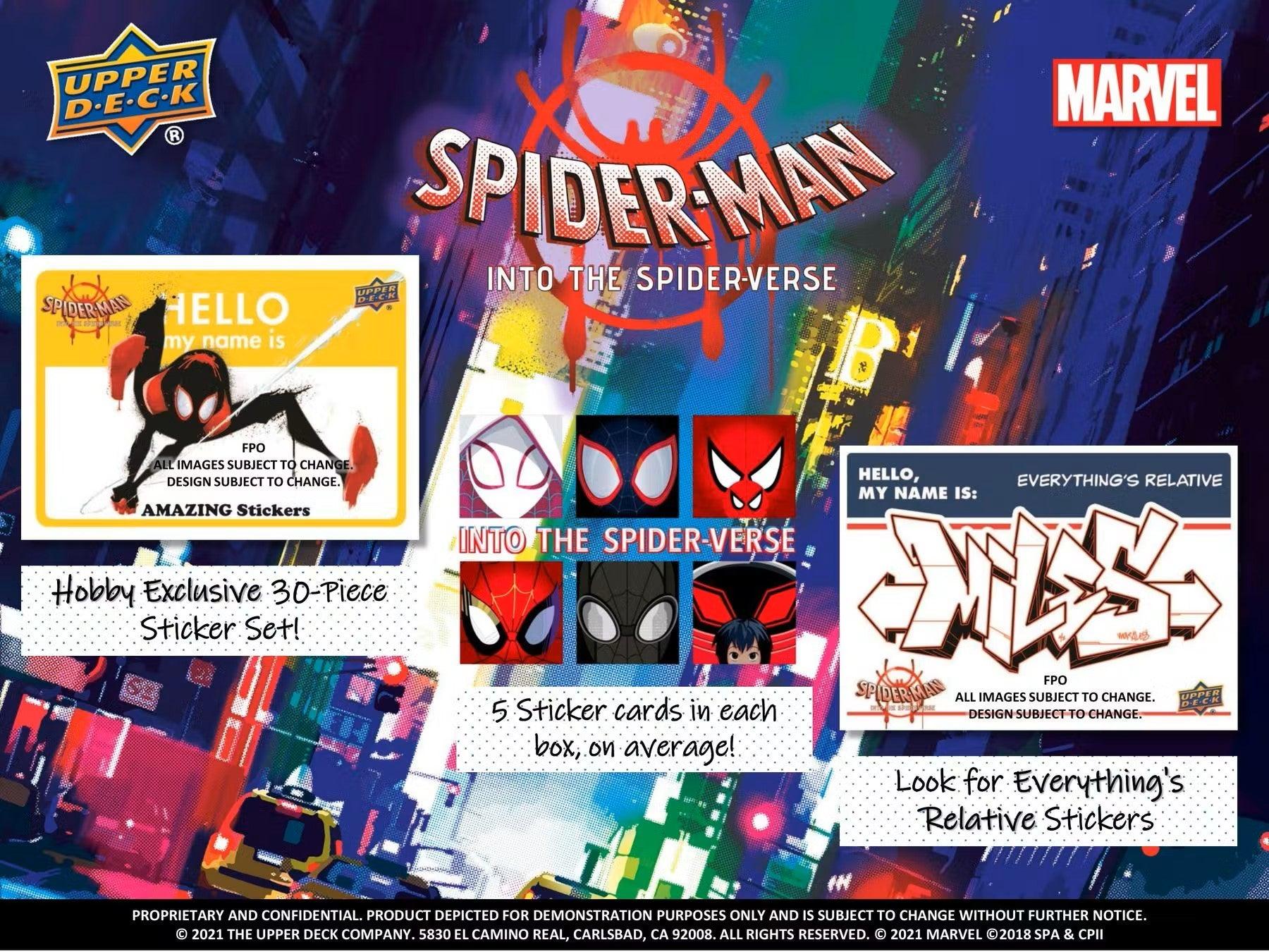 Marvel - 2022 Upper Deck - Spider - Man Into the Spider - Verse - Hobby Box (15 Packs) Upper Deck 053334974554