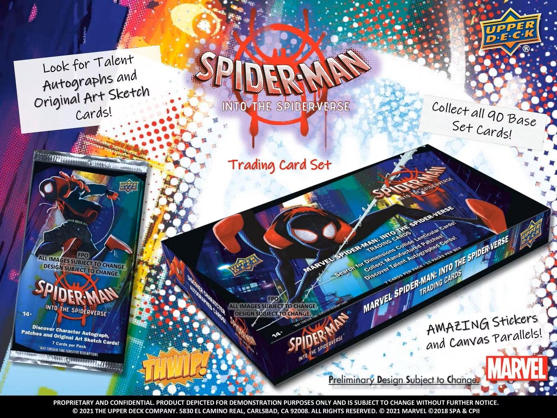 Marvel - 2022 Upper Deck - Spider - Man Into the Spider - Verse - Hobby Pack (7 Cards) Upper Deck 053334974561