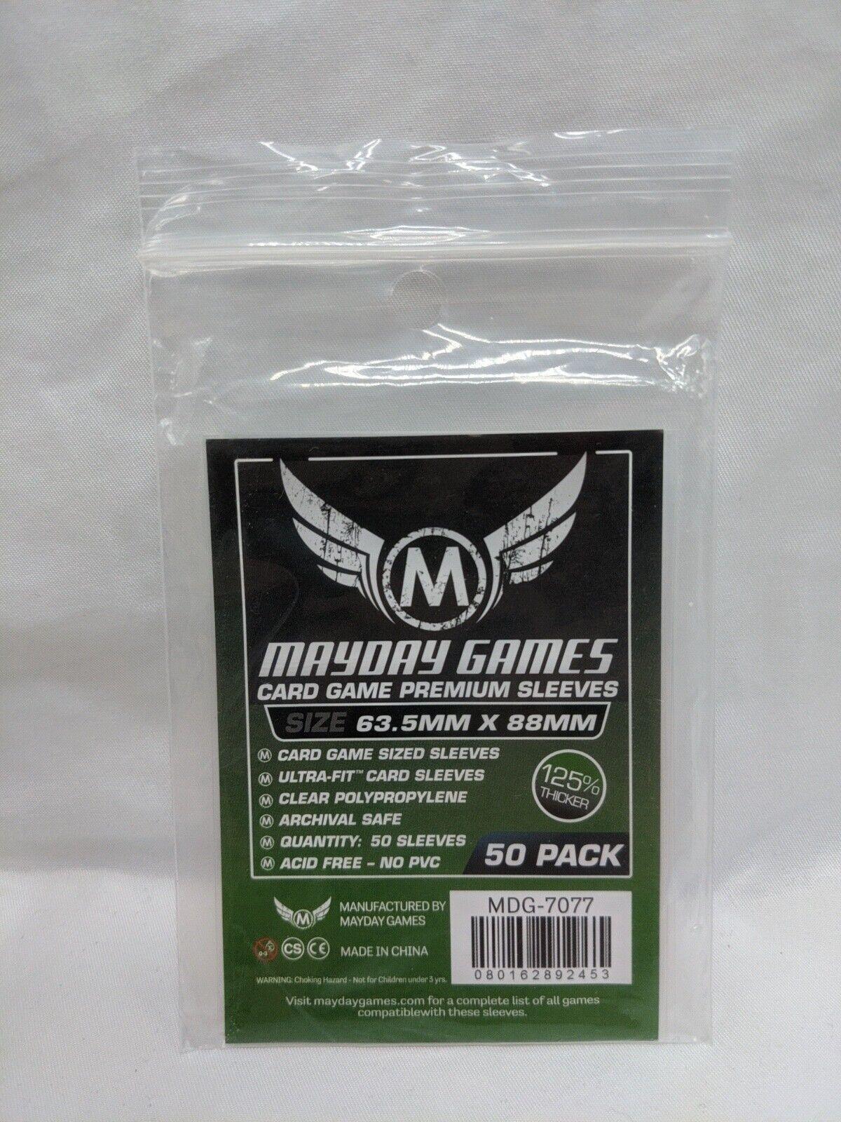 Mayday Games - Card Sleeves Pack - 63.5mm x 88mm - 50 sleeves/pack - Hobby Champion Inc