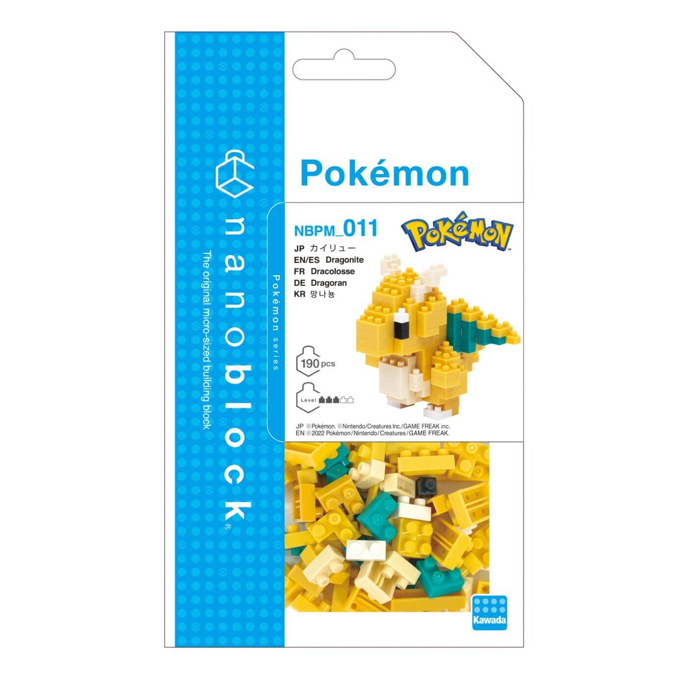 Nanoblock - Pokemon - Dragonite Kawada 4972825149539