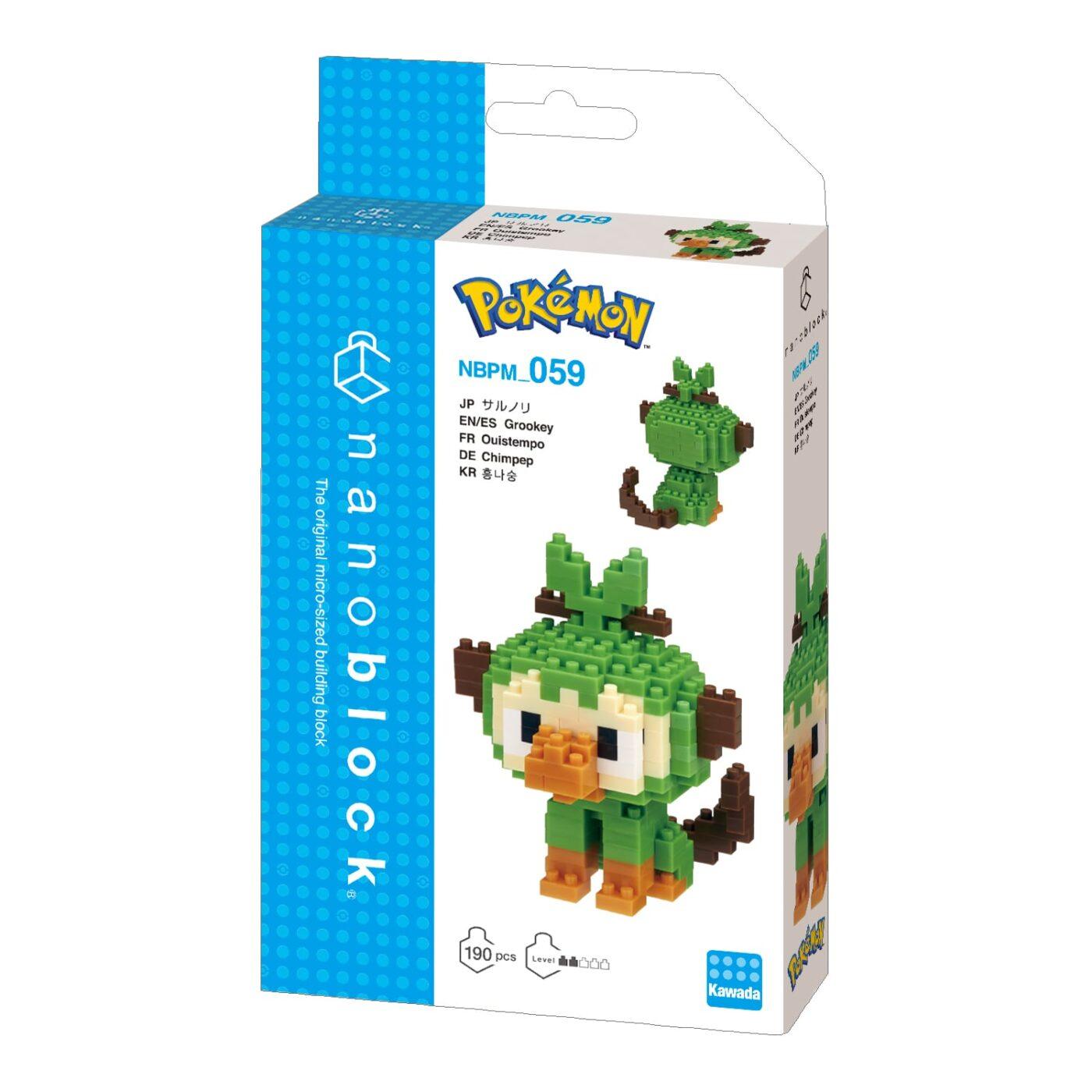 Nanoblock - Pokemon - Grookey Kawada 4972825216101