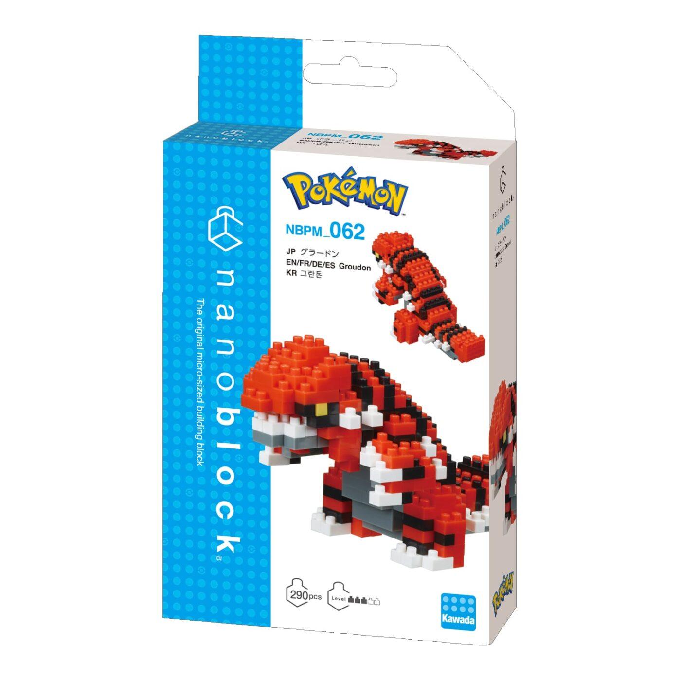 Nanoblock - Pokemon - Groudon Kawada 4972825216798