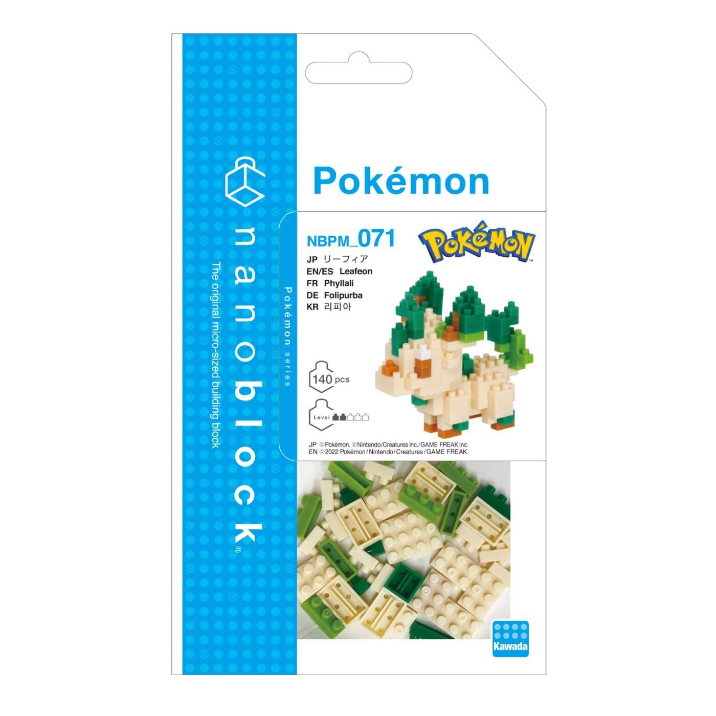 Nanoblock - Pokemon - Leafeon Kawada 4972825220061