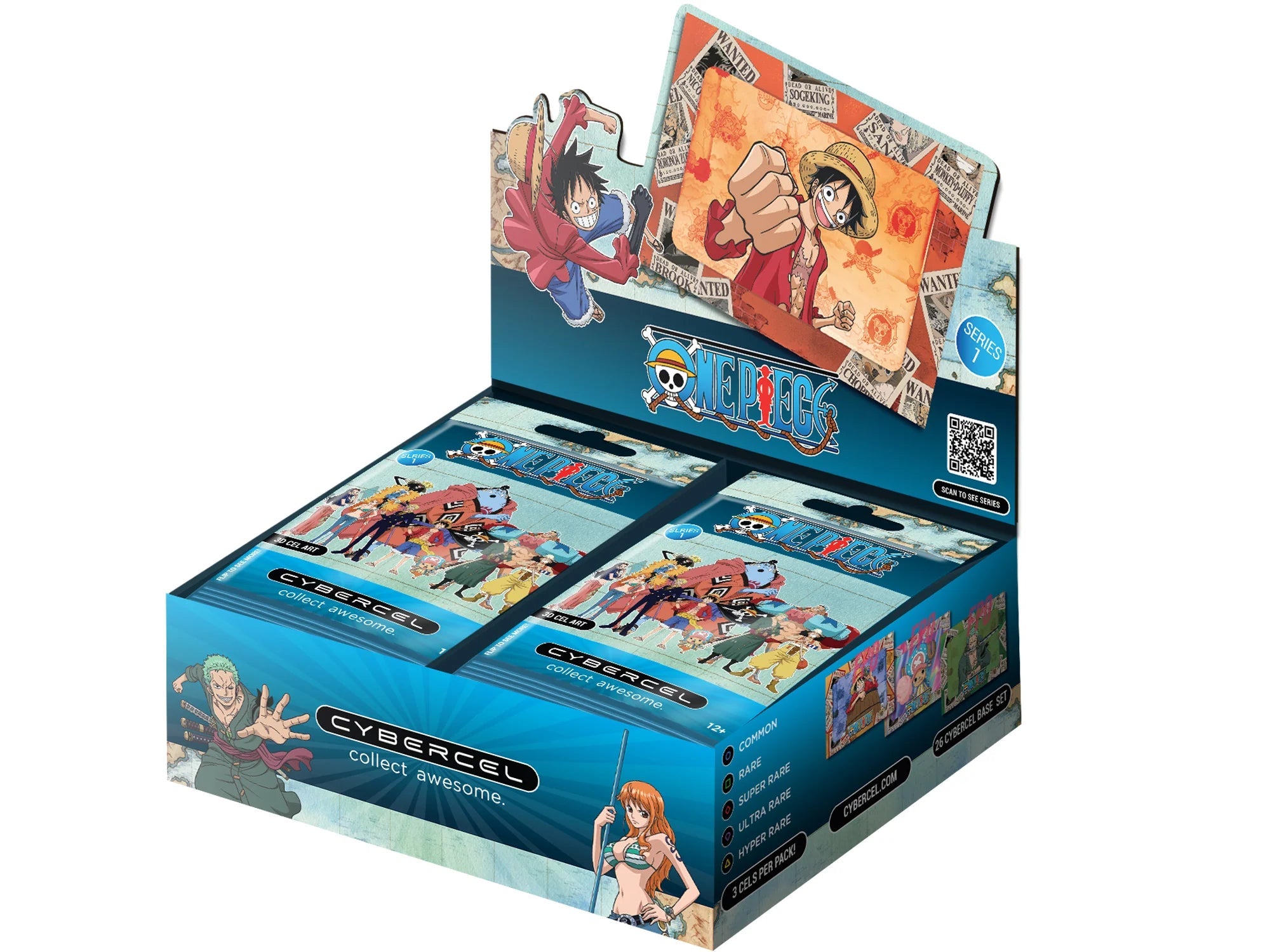 One Piece Cards Pack - Series 1 - Cybercel Cybercel 810141122109