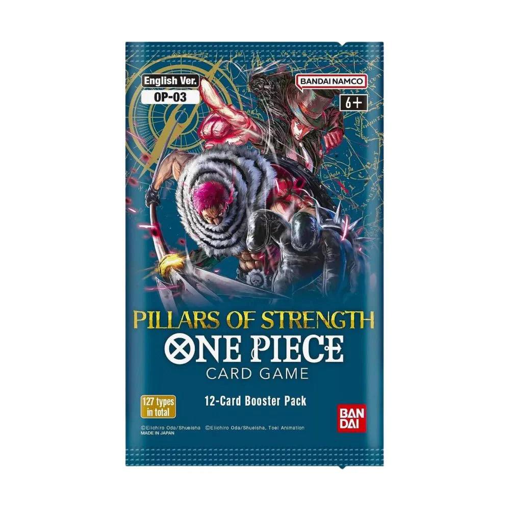 One Piece - OP - 03 - Pillars of Strength - Booster Pack (12 Cards) Bandai 810059780507