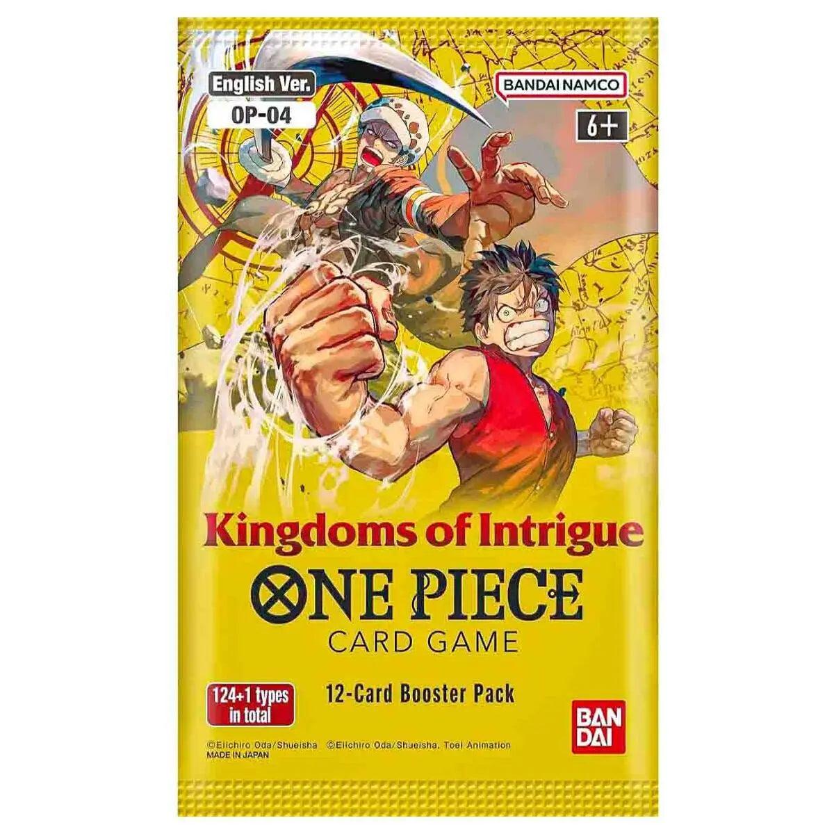 One Piece - OP - 04 - Kingdoms Of Intrigue - Booster Pack (12 Cards) Bandai 810059781986