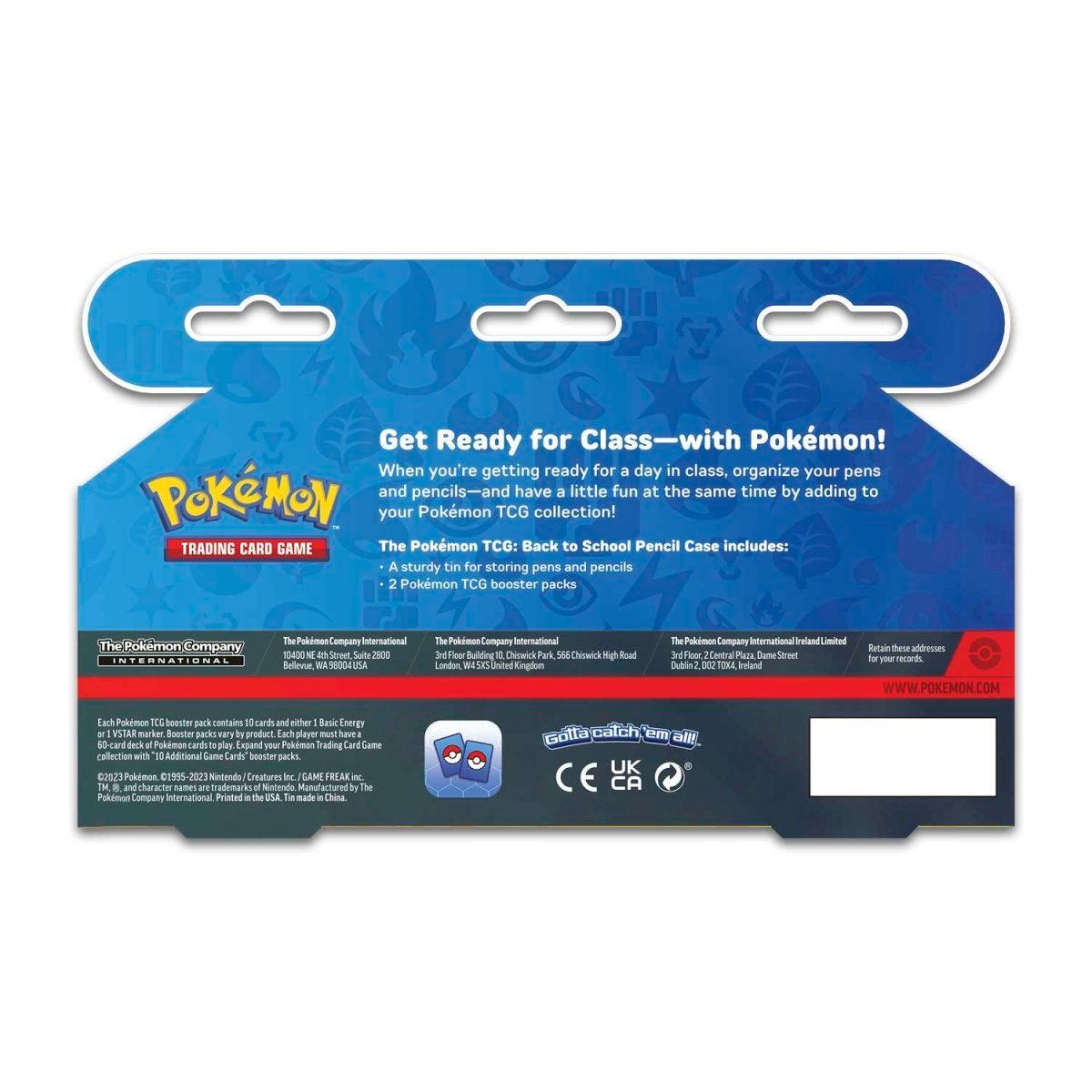 Pokemon Back To School 2023 - 2 Booster Packs & Pencil Case Pokémon 820650852923