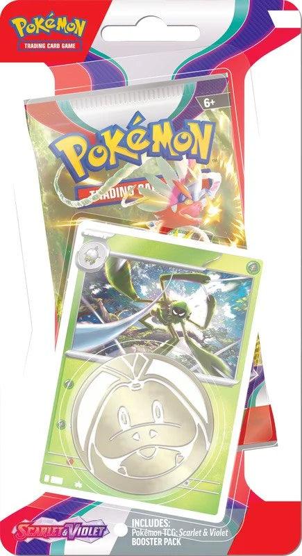 Pokemon Blister Pack - Scarlet & Violet - 1 Booster Pack & 1 Coin & Spidops Promo Card Pokémon 0820650853319