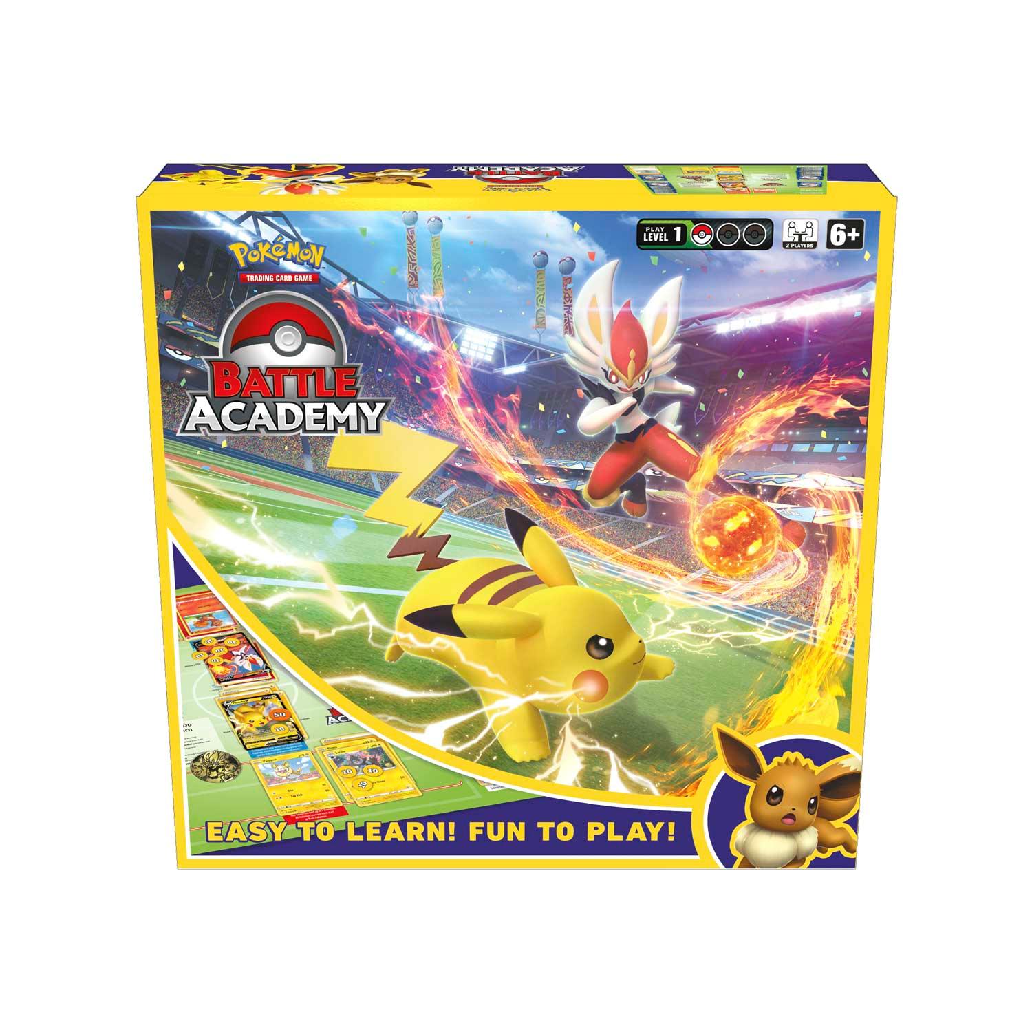 Pokemon Board Game - Battle Academy 2022 - Cinderace, Eevee & Pikachu Pokémon 820650809064