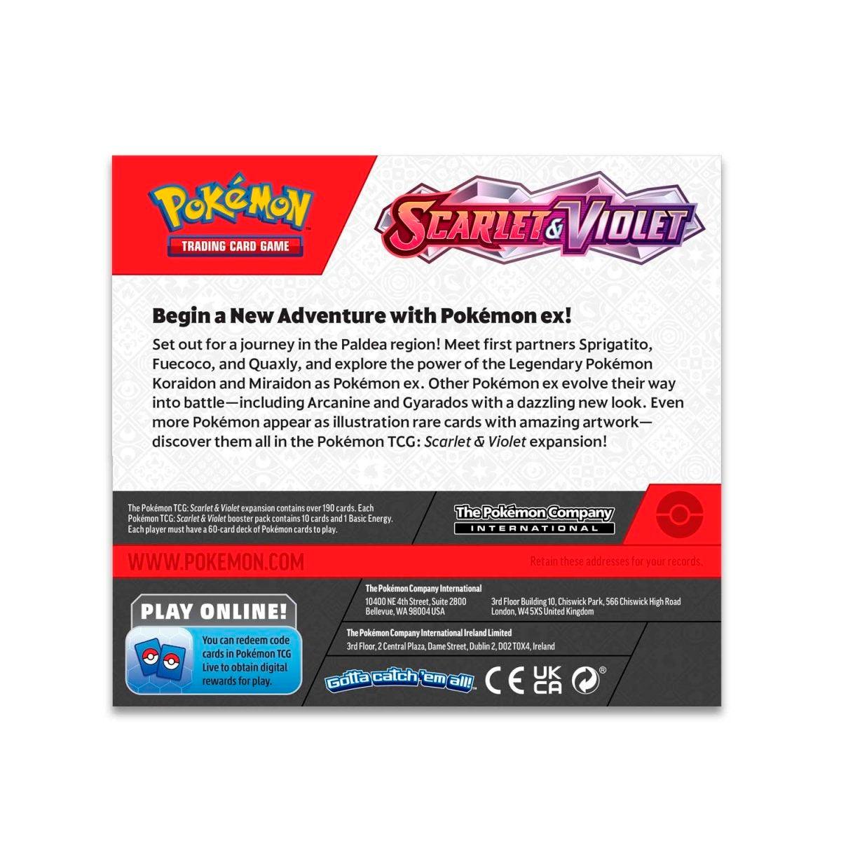 Pokemon Booster Box (36 Packs) - Scarlet & Violet Pokémon 820650863240