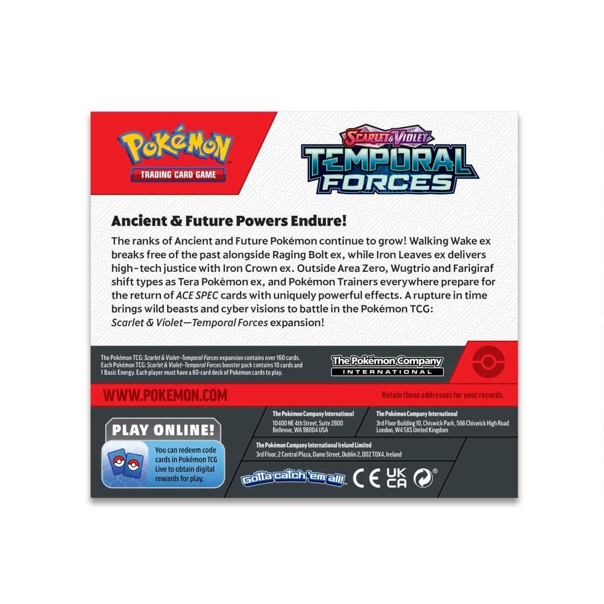 Pokémon - Booster Box (36 Packs) - Scarlet & Violet - Temporal Forces Pokémon 0820650866395