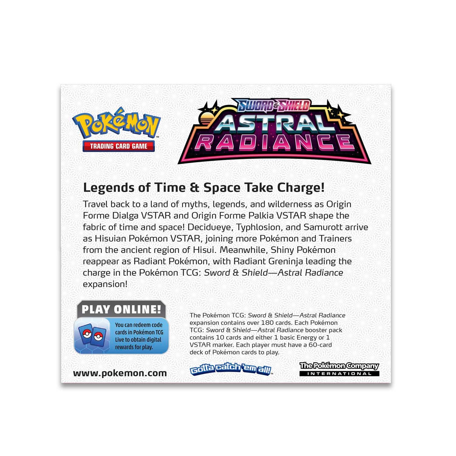 Pokemon Booster Box (36 Packs) - Sword & Shield - Astral Radiance Pokémon 820650860232