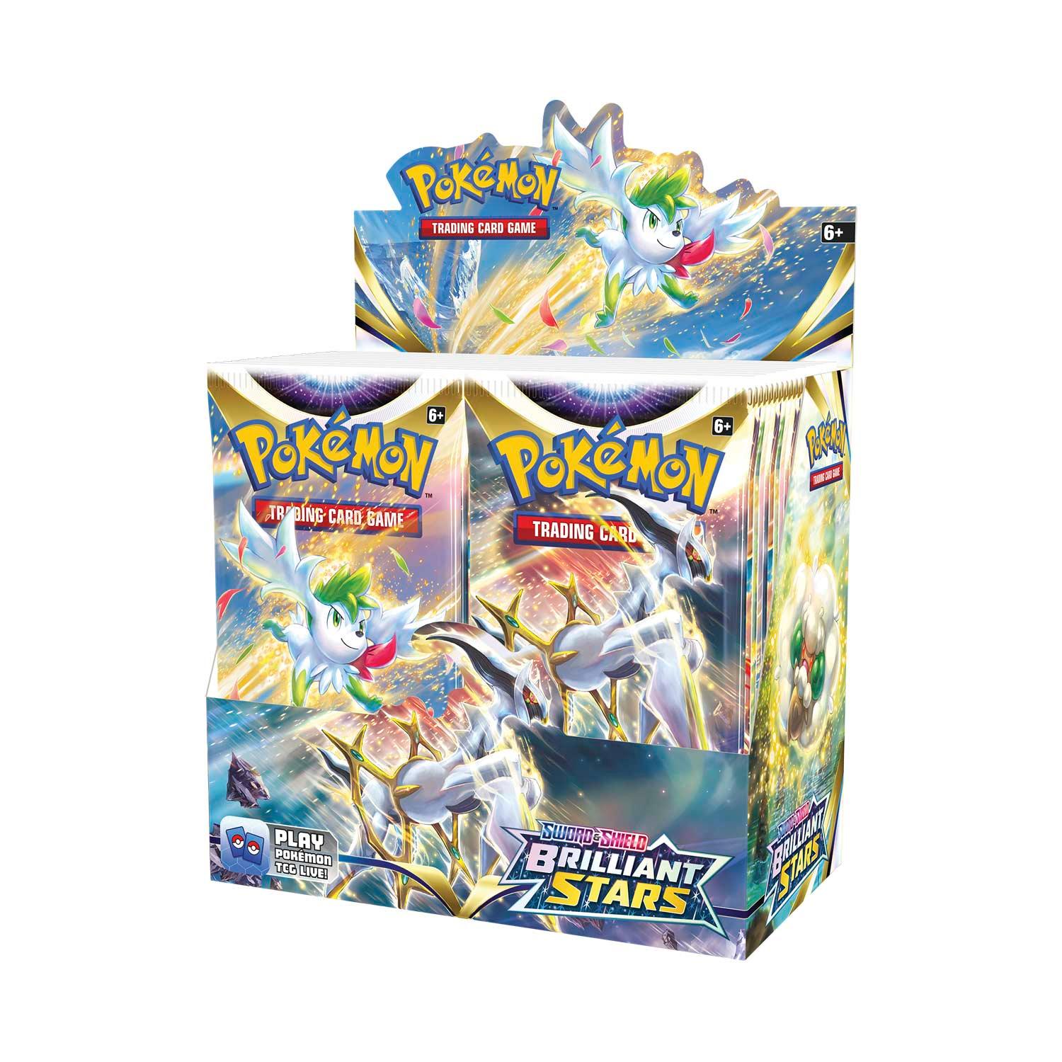 Pokemon Booster Box (36 Packs) - Sword & Shield - Brilliant Stars Pokémon 820650819964