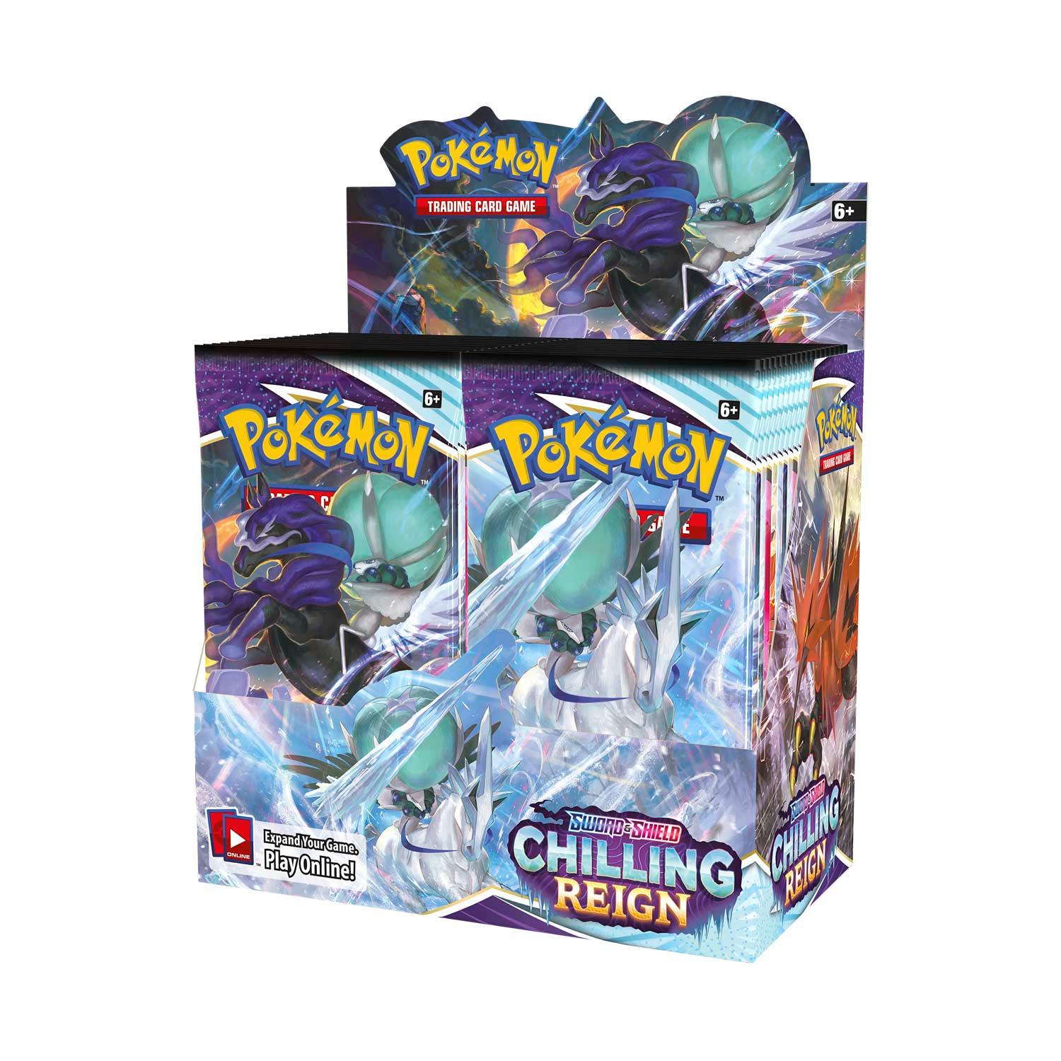 Pokemon Booster Box (36 Packs) - Sword & Shield - Chilling Reign Pokémon 820650818462