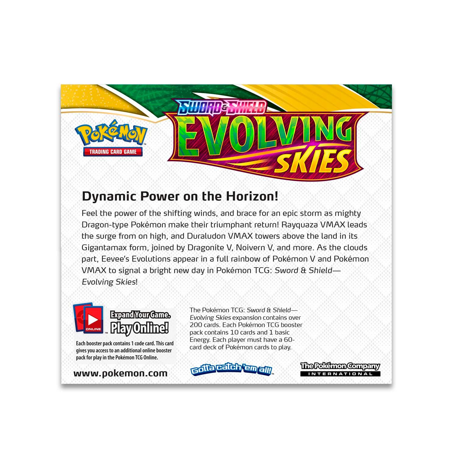 Pokemon Booster Box (36 Packs) - Sword & Shield - Evolving Skies Pokémon 820650818776