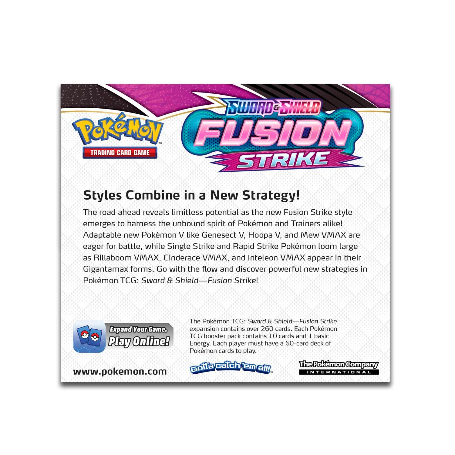 Pokemon Booster Box (36 Packs) - Sword & Shield - Fusion Strike Pokémon 820650819162