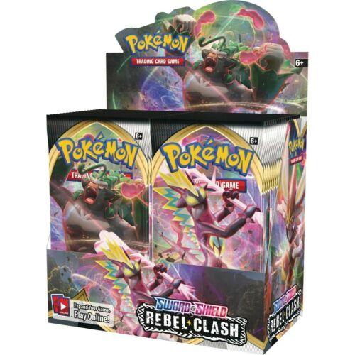 Pokemon Booster Box (36 Packs) - Sword & Shield - Rebel Clash Pokémon 820650816819