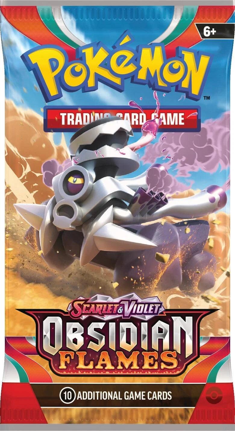 Pokemon Booster Pack (10 Cards) - Scarlet & Violet - Obsidian Flames Pokémon 820650853746