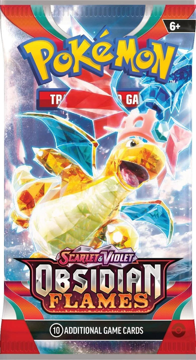 Pokemon Booster Pack (10 Cards) - Scarlet & Violet - Obsidian Flames Pokémon 820650853746