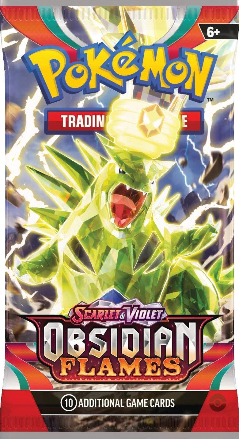 Pokemon Booster Pack (10 Cards) - Scarlet & Violet - Obsidian Flames Pokémon 820650853746