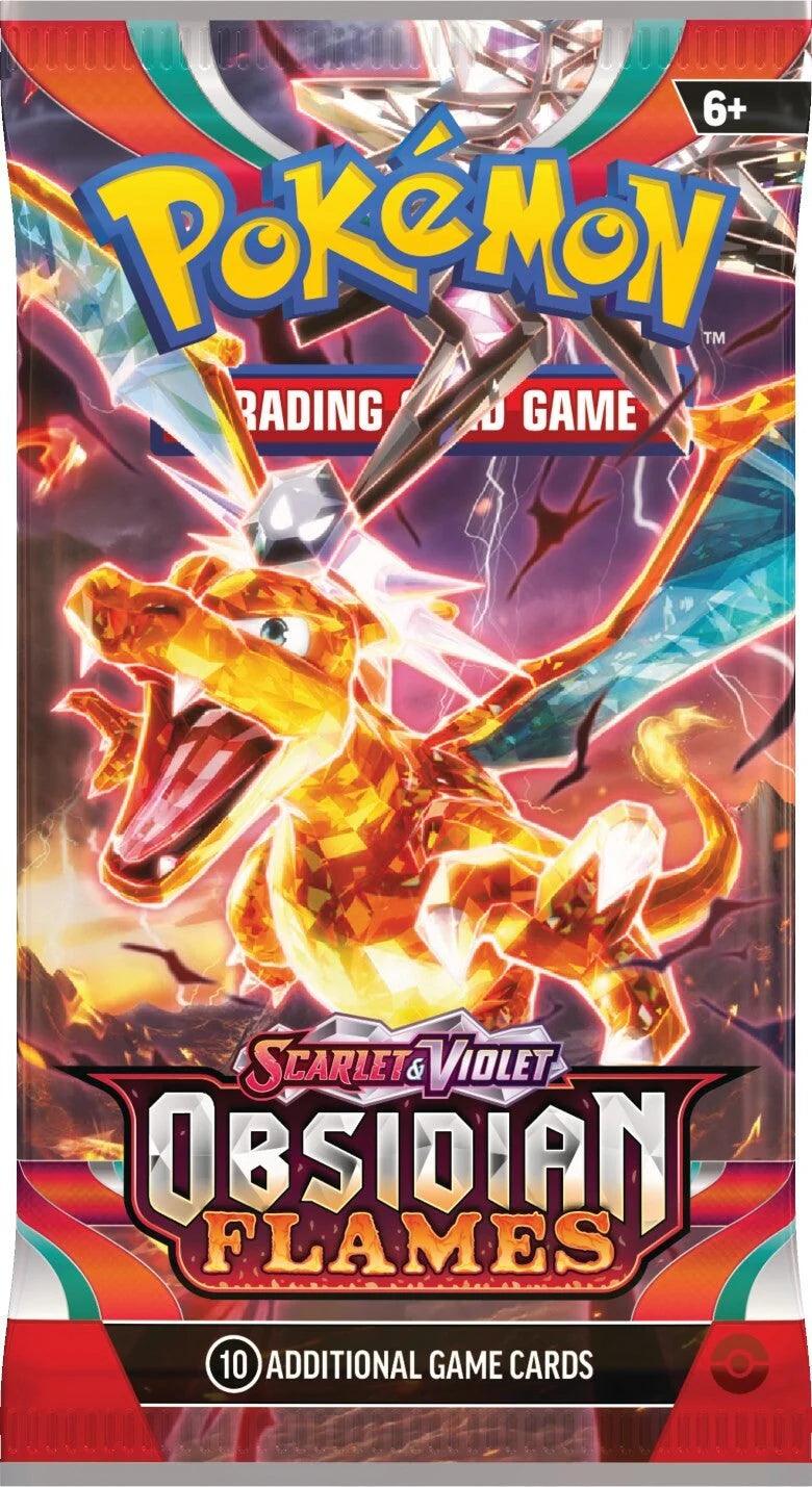 Pokemon Booster Pack (10 Cards) - Scarlet & Violet - Obsidian Flames Pokémon 820650853746