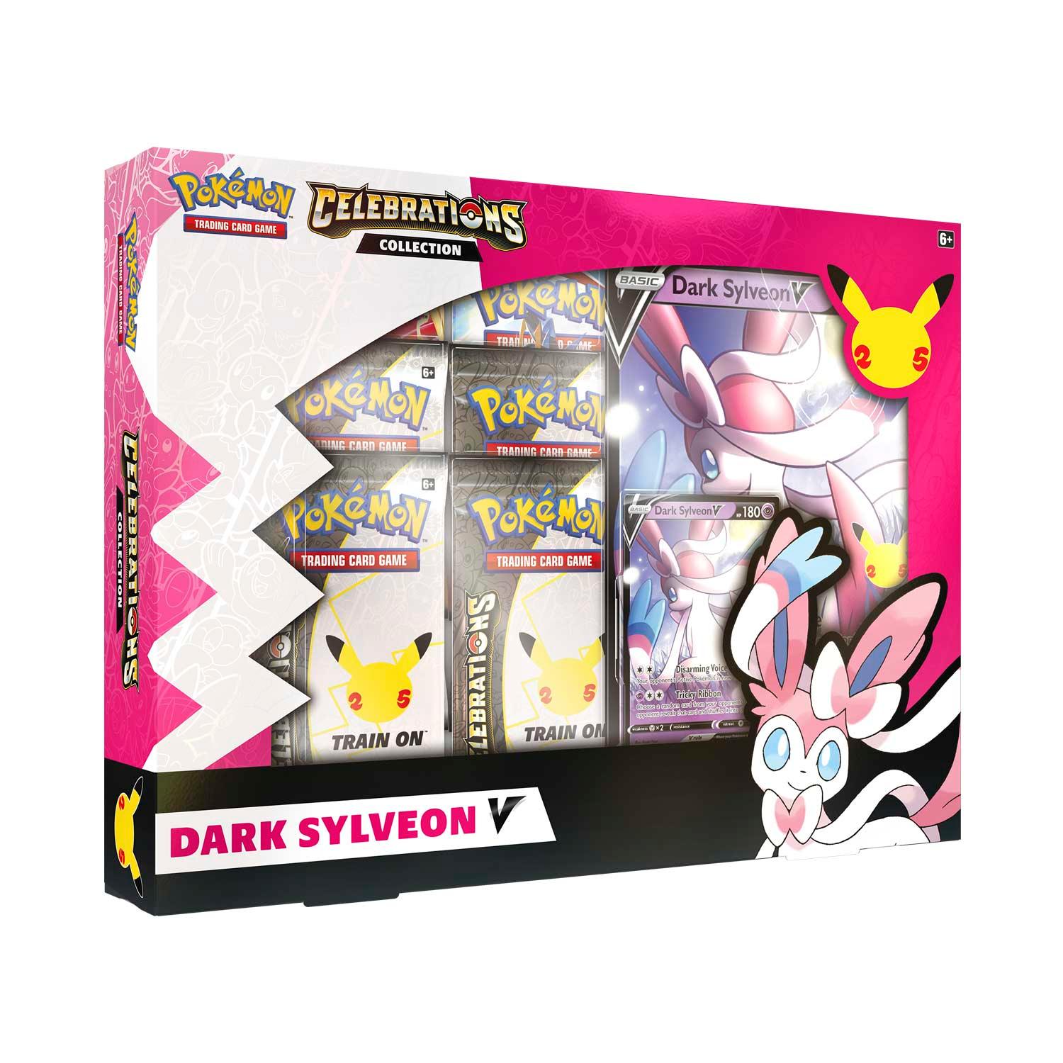 Pokemon Box - Celebrations Collection - Dark Sylveon V Pokémon 820650809392